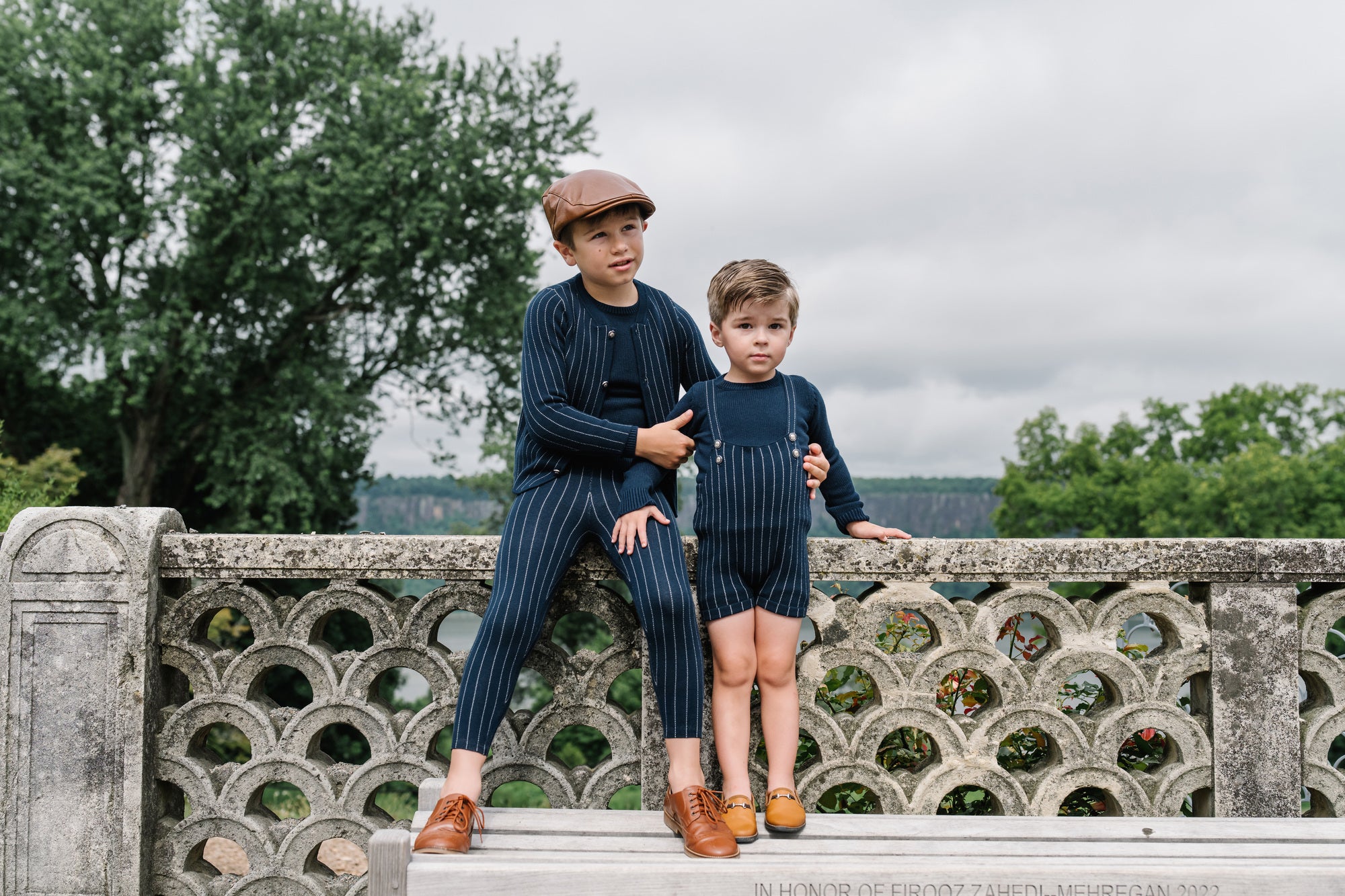 ORIAN KNIT LEGGINGS NAVY