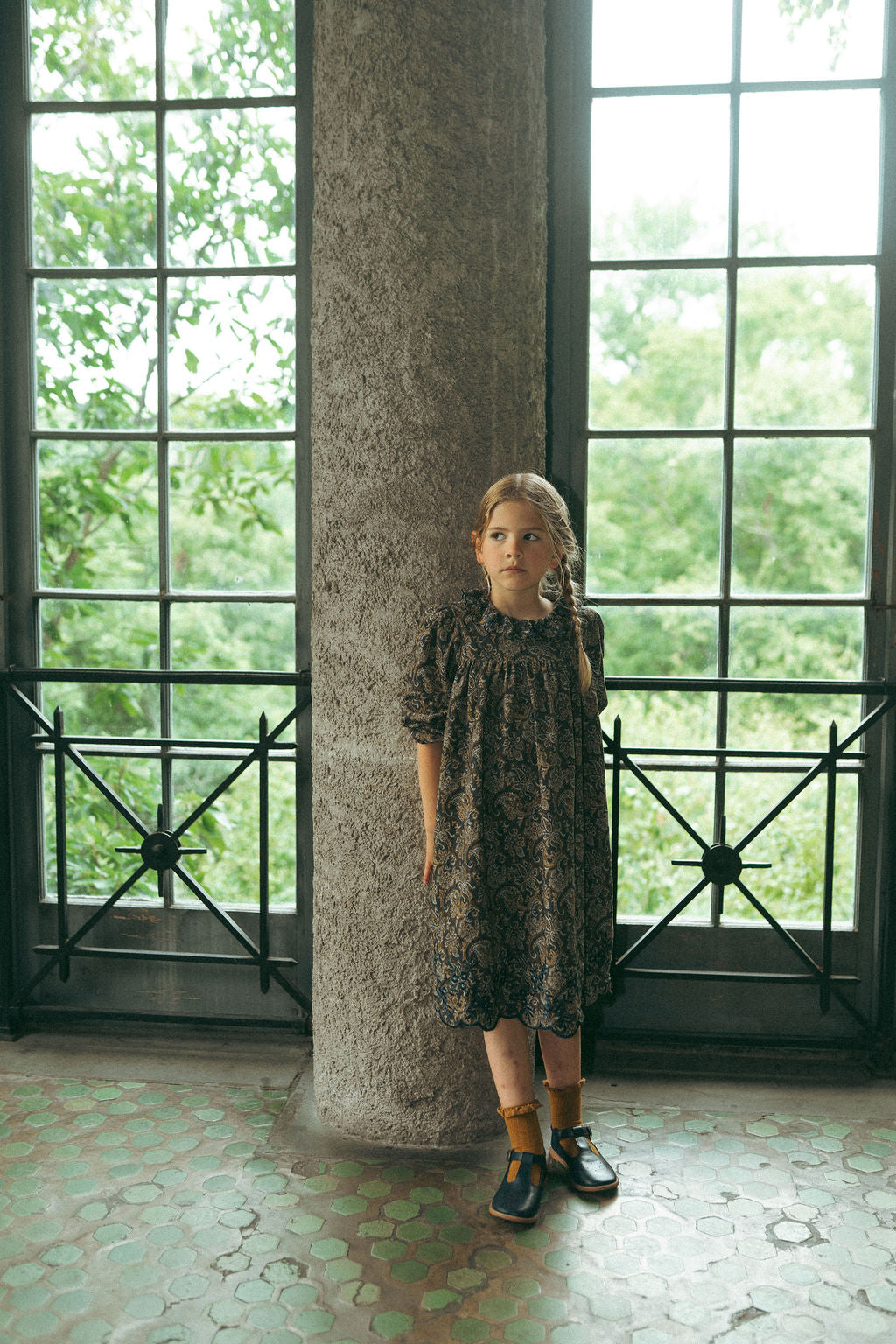 Green Paisley Dress