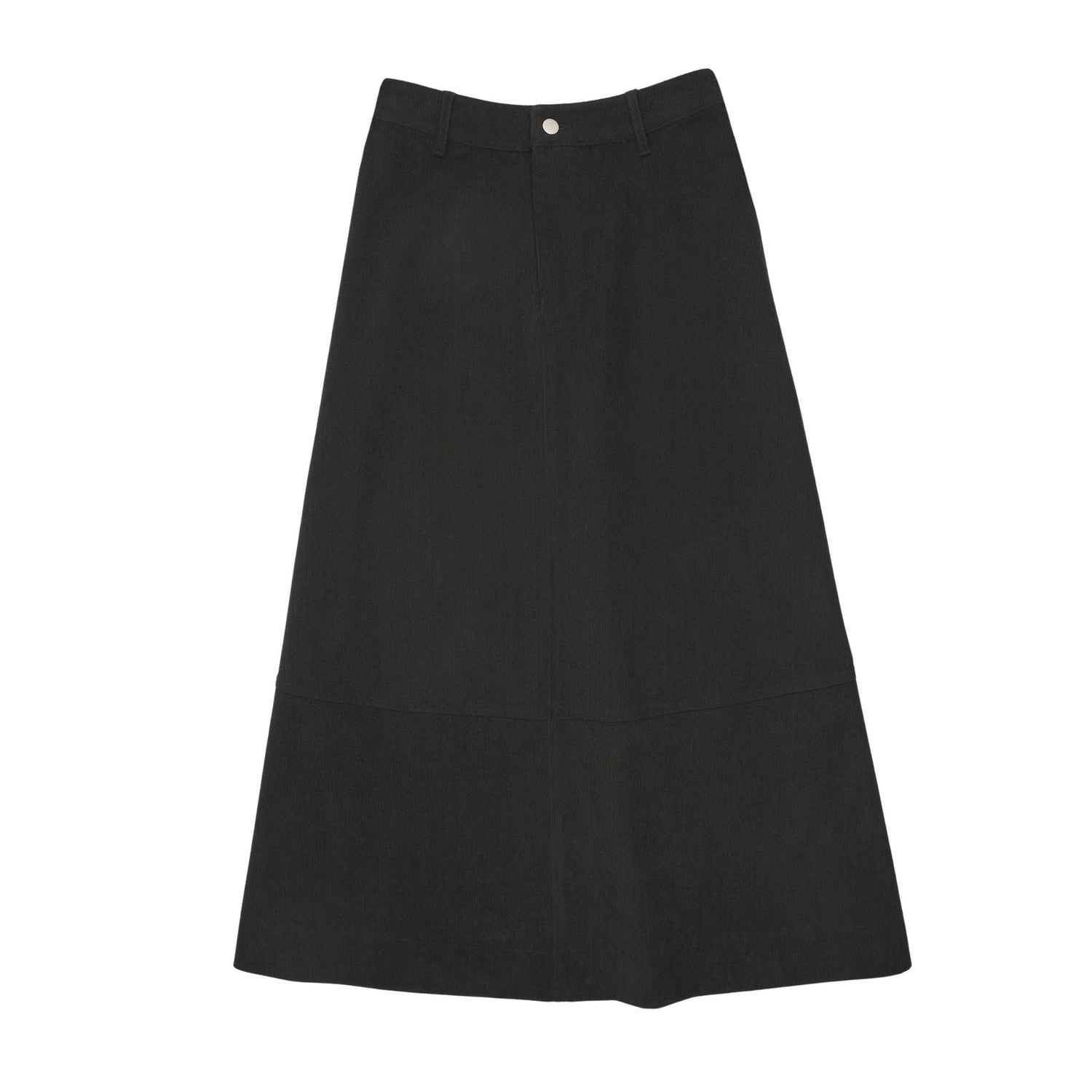 Corduroy Black Skirt