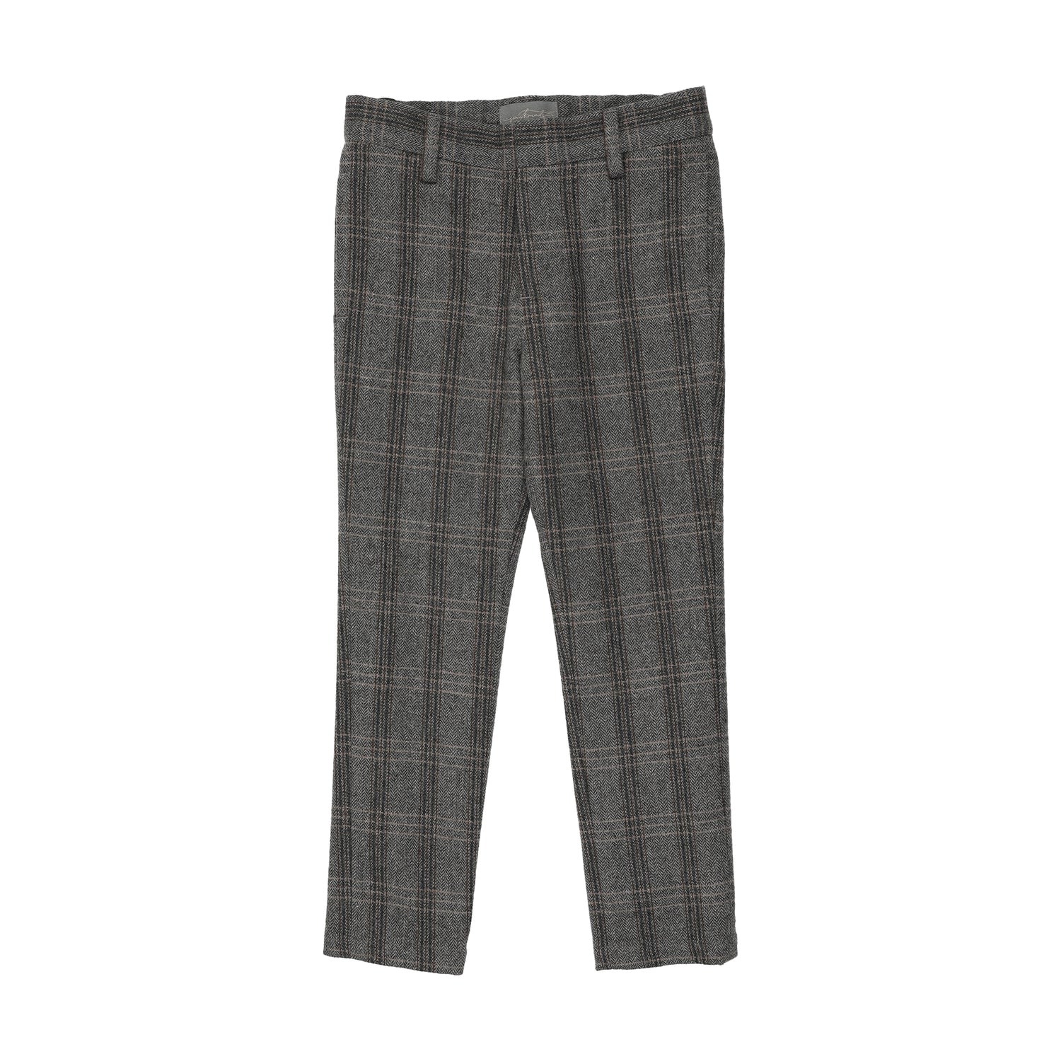 Charcoal Plaid Pants